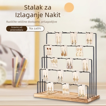Prekogranična vanjska trgovina Naušnice Stalak za nakit Stalak za pohranu nakita Naušnice Kartica Privjesak za ključeve Stalak za prstenje