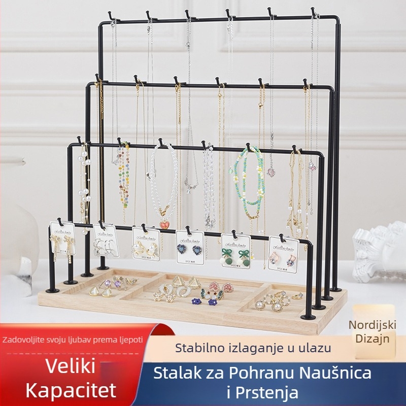Prekogranična vanjska trgovina Naušnice Stalak za nakit Stalak za pohranu nakita Naušnice Kartica Privjesak za ključeve Stalak za prstenje