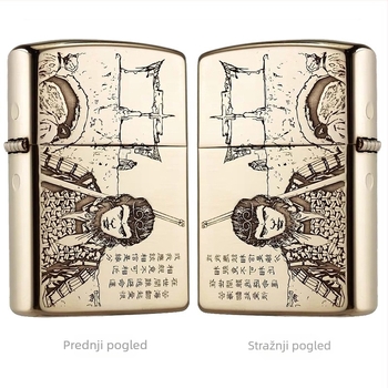 ZORRO ZORRO čisti bakar kerozin upaljač lasersko duboko rezbarenje ručno poliranje klasično rezbarenje s četiri strane više slika opcionalno