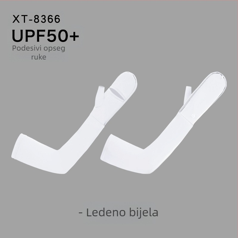 RAYA Ženska torba za prste, rukav za zaštitu od sunca od ledene svile, ljetne rukavice za zaštitu od sunca za vožnju, UV zaštita, navlaka za ruke s UPF50+