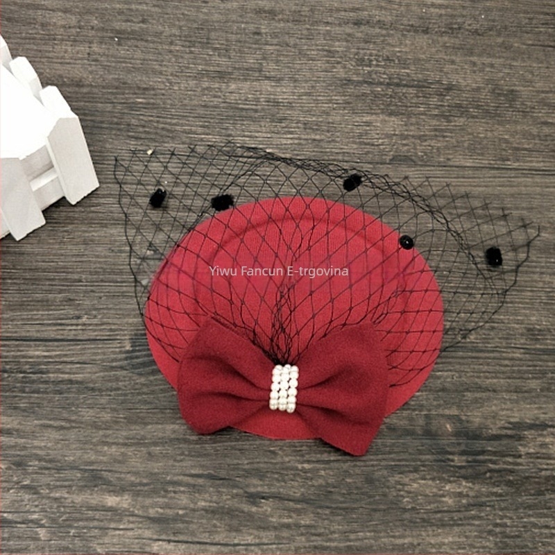 Amazonovi najprodavaniji dodaci za kosu, traka za kosu s bisernom mašnom, ukosnica za kosu s bisernom mrežastom ukosnicom, ukosnica za kosu s bisernom mašnom