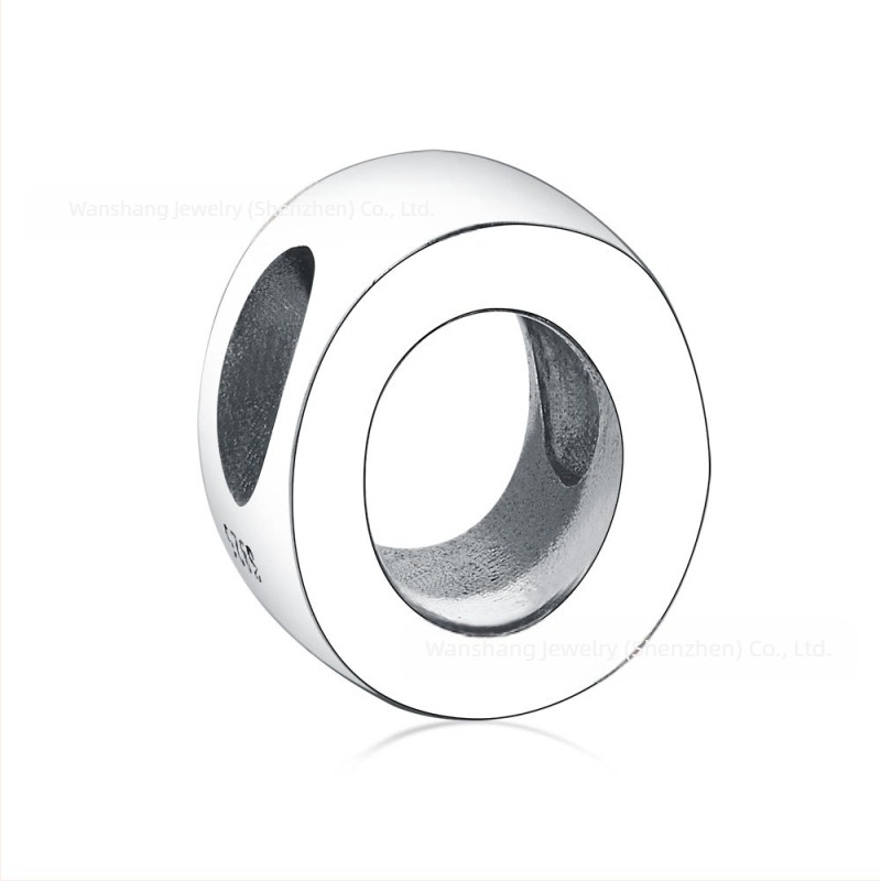 925 Sterling Silver 26 Slova DIY Perle Ukrasne Perle Prepoznatljiva Narukvica Narukvica Ogrlica Slova Dodaci