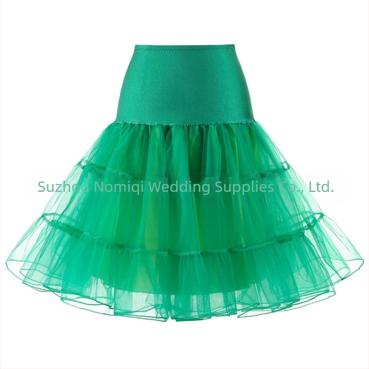 Prekogranična opskrba retro mrežaste tutu suknje bez kostiju za vjenčanje, užurbana Aliexpress, nasilna šarena tutu suknja s podsuknjom