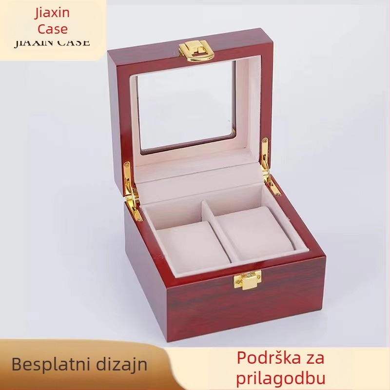 Tvornica na zalihi veleprodaja 2-bitna uljana boja u spreju drveni prozor za satove kutija za pohranu kutija za nakit