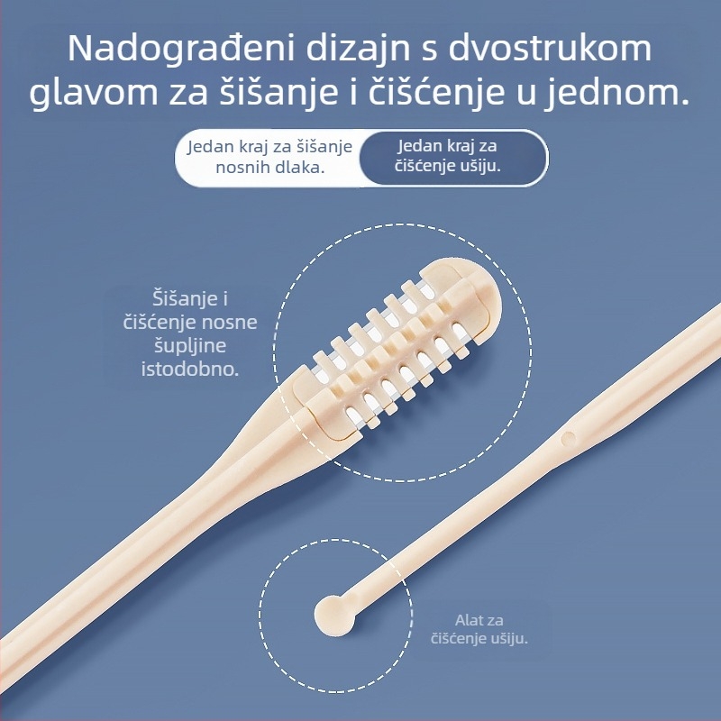 Honey Bundle višenamjenski rezač dlačica u nosu, šišanje dlačica u nosu, brijanje, čišćenje dlačica u nosu, završna obrada brijanja, škare za brijanje, dva komada, direktna prodaja