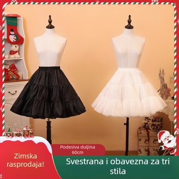 Vjenčanica suknja Lolita kristalna pređa nasilje bez kostiju svakodnevno mekana sestra pahuljasta podsuknja jk podsuknja tvornički outlet