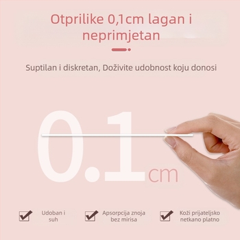 Naljepnica za znojenje ispod pazuha s mirisom mente, jednokratna nevidljiva suha osvježavajuća podloga za upijanje znoja ispod pazuha, naljepnica za znoj ispod pazuha