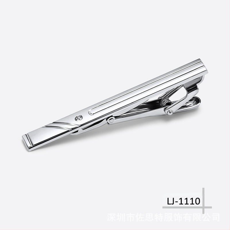 Poslovna formalna muška kopča za ovratnik 6 cm modna korejska britanska kopča za kravatu srebrna igla za ovratnik na veliko