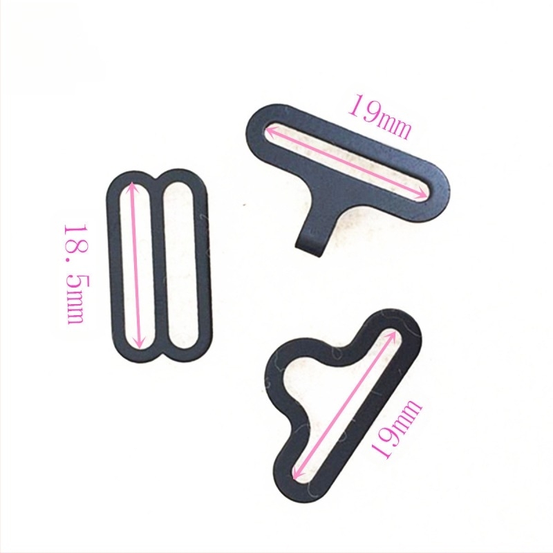 Popust Metalna kuka Elektroplatirana kopča za leptir-mašnu 50 Set Ramenski remen Metalna kopča za podešavanje Kuka za kućni tekstil