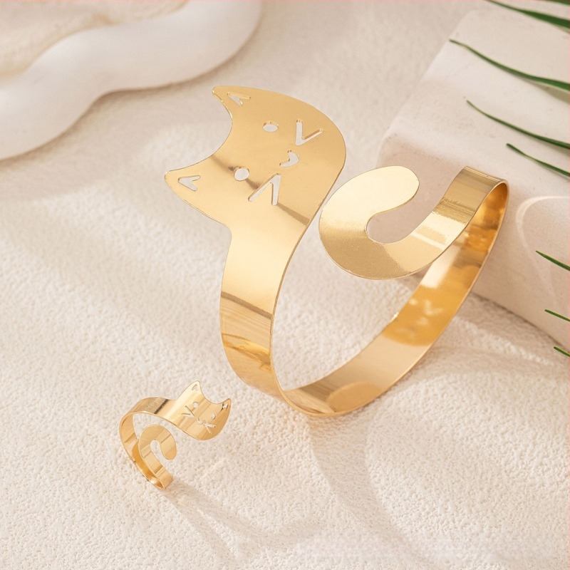 Najprodavaniji europski i američki sjajni mačić, sjajna narukvica, prstenje, odijelo, modni slatki, nestašni, svakodnevni pribor za zabavu na posao