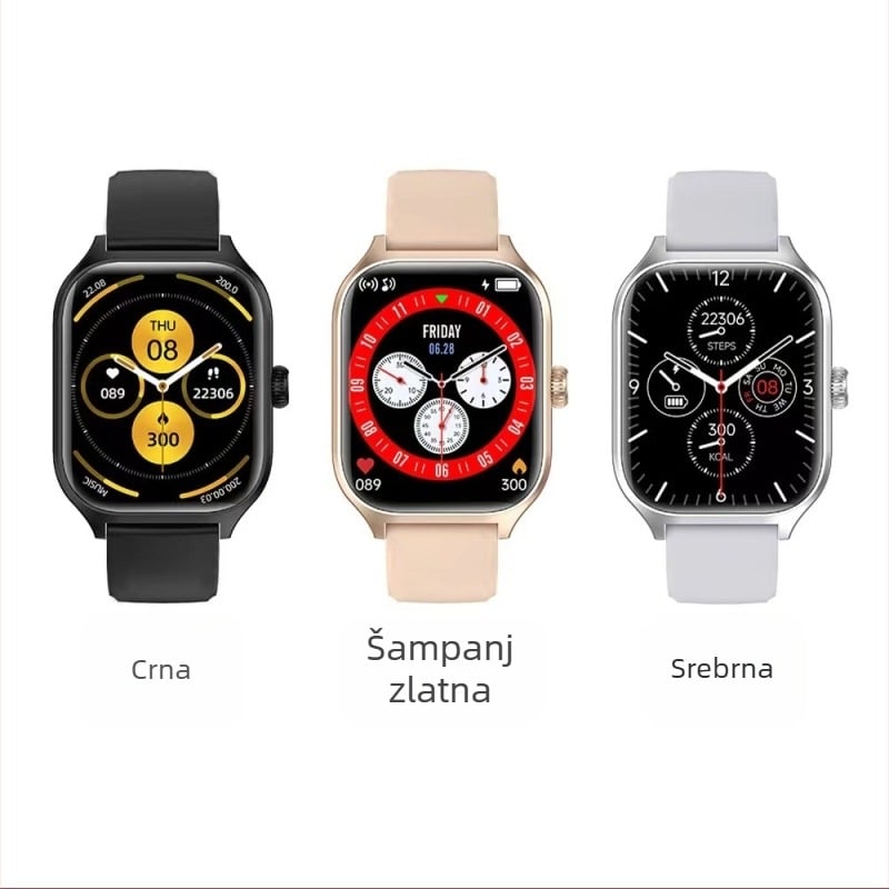 Huaqiangbei Novi Huami F4 Pametni sat 2.1 Veliki Zaslon Bluetooth Pozivi Prozračnost Reprodukcija Glazbe Otkucaji srca Sport