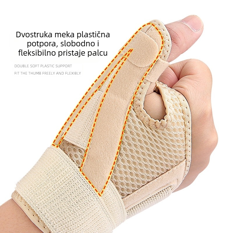 Sportska zaštita za zglob, prozračna traka, fiksna potpora za palac, štitnik za zglob, omotač za tetive, kompresijske rukavice s čičkom