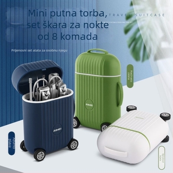 JINDA Ri US komplet za odijelo za škare za nokte, 8 komada, kompletni set, škare za nokte, škare za nokte, rezač za uši, škare za nokte, turpija za brušenje