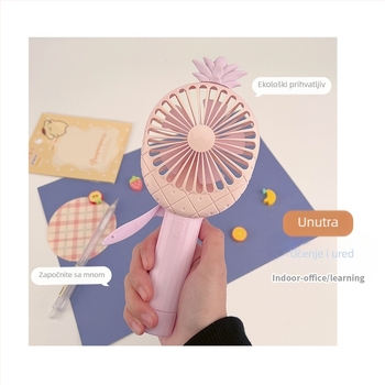 Ljeto 2023. Novi slatki pačji ručni pritisak mali ventilator ne boli ruke Dječji vanjski slatki mini ručni ventilator noćni štand na tržnici