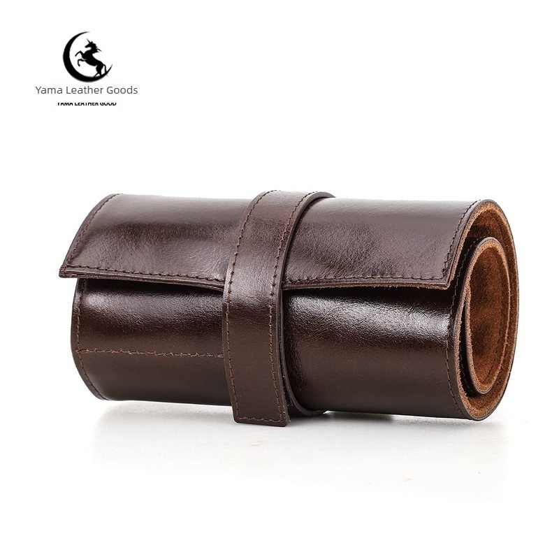 Kutija za pohranu satova od 7 dijelova, europske i američke kravlje kože, praktična, otporna na prašinu i ogrebotine, od 7 vrsta kravlje kože.