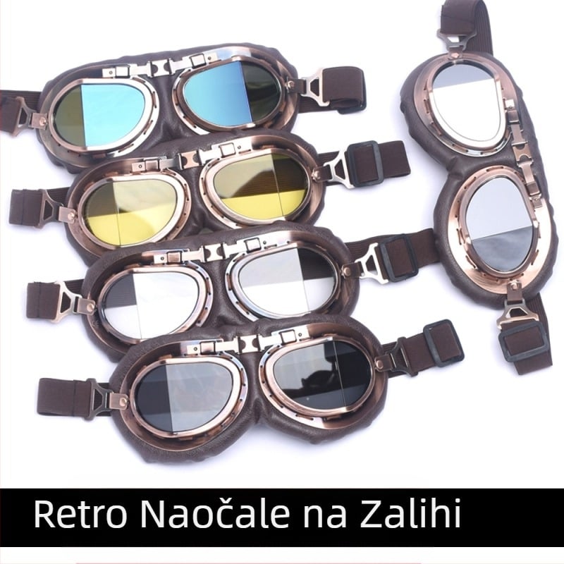 Spot retro sportske naočale za motociklističke naočale za cross-country vožnju, sportske naočale za vanjske sportove, otporne na vjetar i prašinu