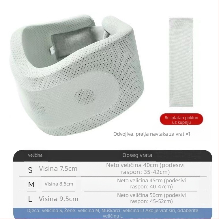Zaštita za vrat, rukav za vrat, anti-luknjasti vratni ortozet, artefakt, korekcija vrata prema naprijed, fiksna potpora, vratna kralježnica, uredski rukav za vrat