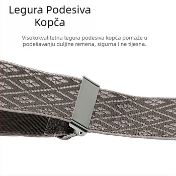 Prekogranična opskrba kožnim muškim remenom s kopčom za jaka odrasla poslovna odijela u obliku slova Y, britanski tregeri sa šest kopči, veleprodaja