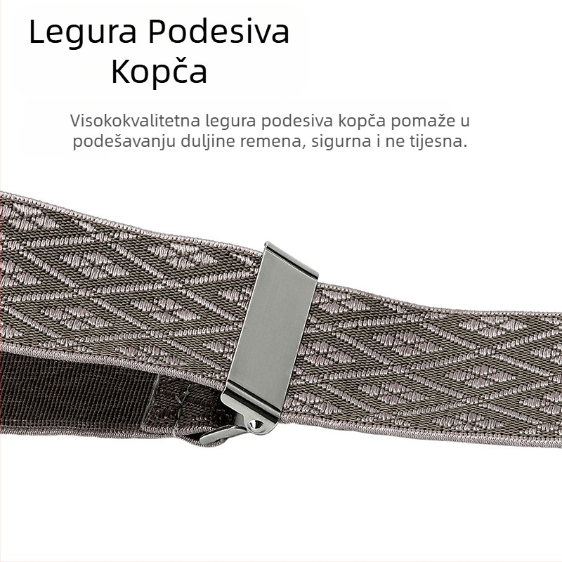 Prekogranična opskrba kožnim muškim remenom s kopčom za jaka odrasla poslovna odijela u obliku slova Y, britanski tregeri sa šest kopči, veleprodaja