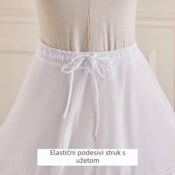 Vjenčanica suknja sve vrste urednog povećanja struka Super baldahin kosti podstavljena Lolita cvijet vjenčana podsuknja veleprodaja