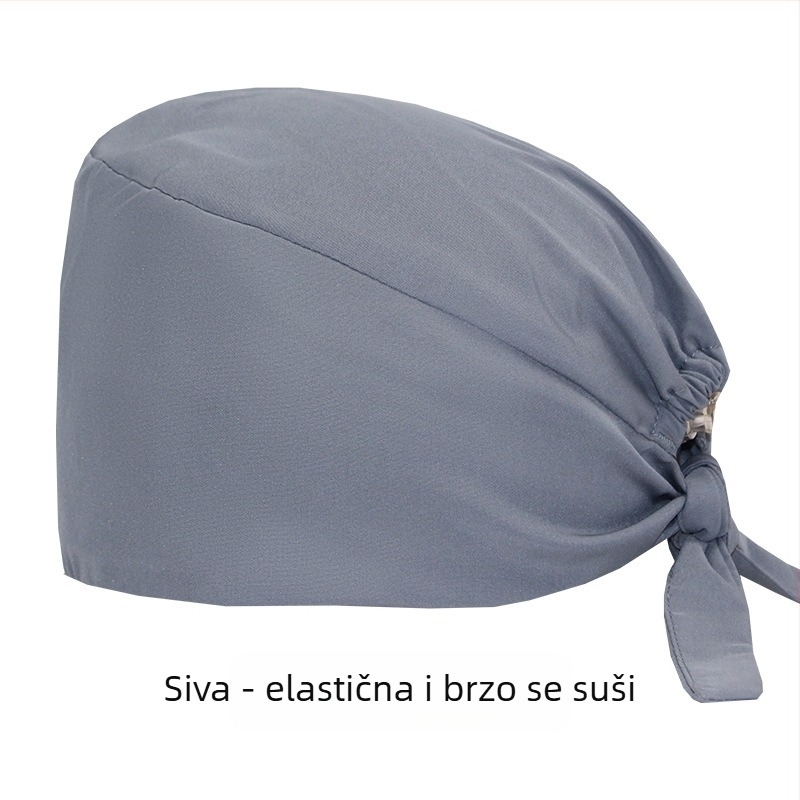 Izravna opskrba tvornice, jednobojna elastična brzosušeća medicinska kirurška kapa, kapa za liječnika i medicinsku sestru, kapa za kemoterapiju, tvornica hrane, Baotou kapa