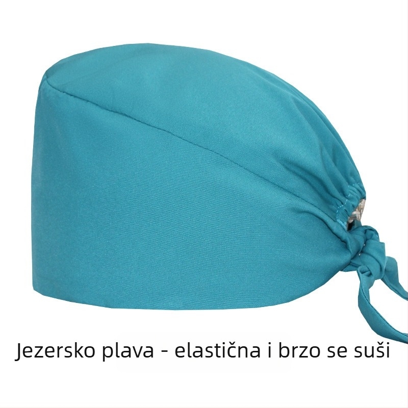 Izravna opskrba tvornice, jednobojna elastična brzosušeća medicinska kirurška kapa, kapa za liječnika i medicinsku sestru, kapa za kemoterapiju, tvornica hrane, Baotou kapa
