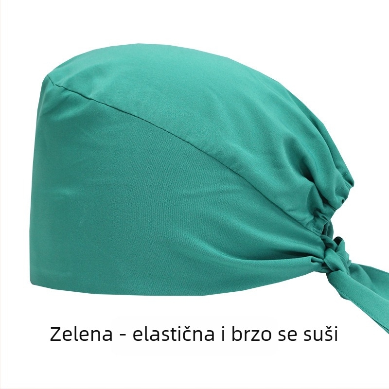 Izravna opskrba tvornice, jednobojna elastična brzosušeća medicinska kirurška kapa, kapa za liječnika i medicinsku sestru, kapa za kemoterapiju, tvornica hrane, Baotou kapa