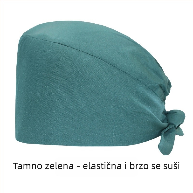 Izravna opskrba tvornice, jednobojna elastična brzosušeća medicinska kirurška kapa, kapa za liječnika i medicinsku sestru, kapa za kemoterapiju, tvornica hrane, Baotou kapa