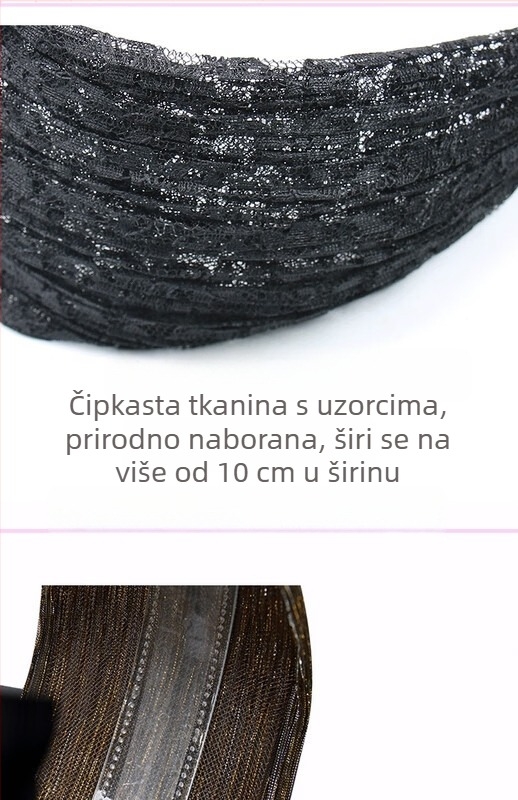 Jinglin Južnokorejska bijela traka za kosu, ženska, univerzalna, neklizajuća, širokog oboda, ukosnica za kosu, super široka traka za kosu s internetske strane
