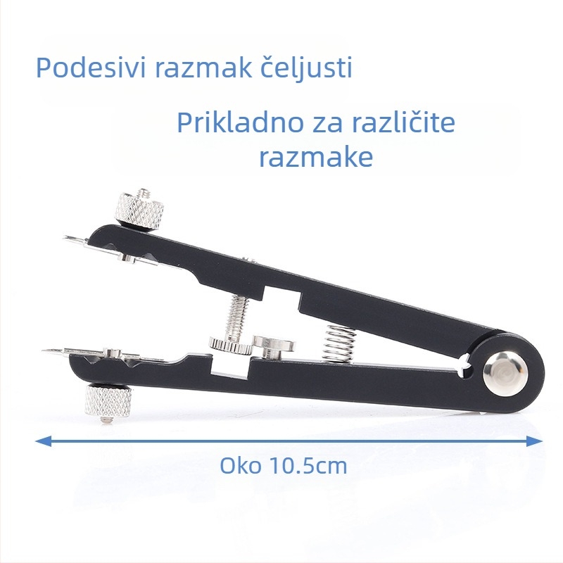 Alati za popravak satova za vanjsku trgovinu, kliješta za uši, kliješta za rastavljanje i sastavljanje ušiju 6825, serija kliješta za uši, kliješta za uklanjanje ušiju u obliku slova V, alat za skidanje remena