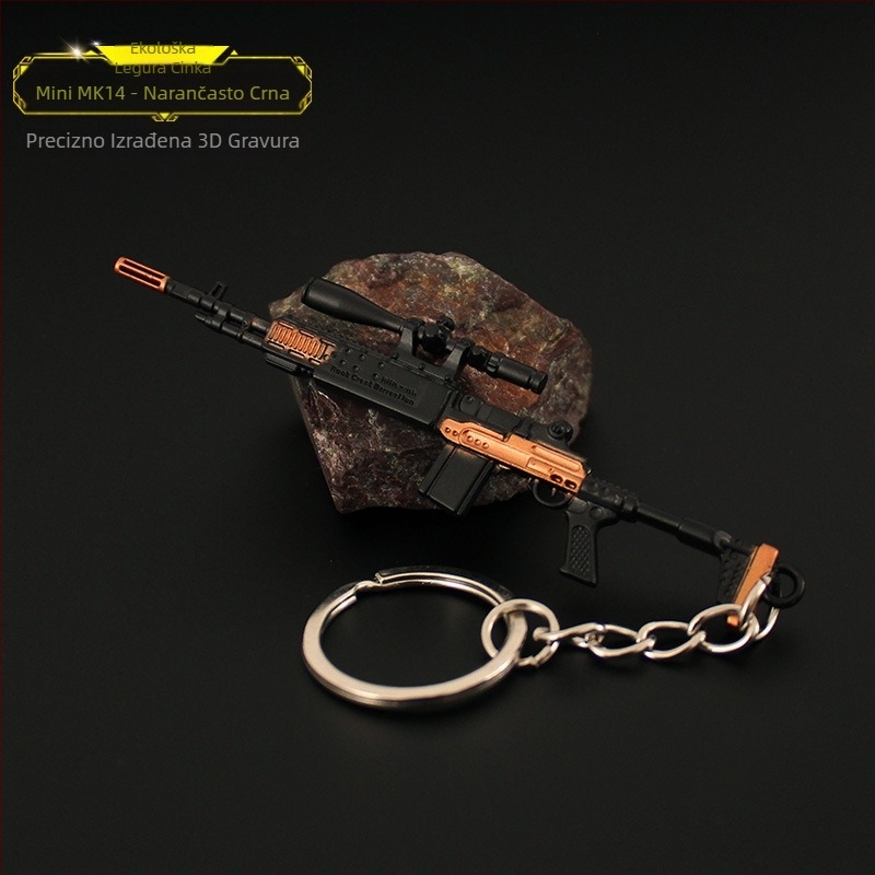 Jedi Escape AWm 98k m24 sks tava za prženje m416 AKM aluminijski privjesak za ključeve