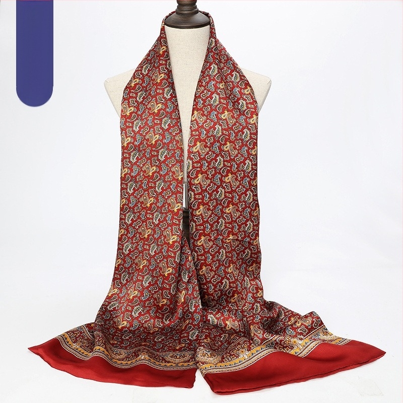 Hangzhou muški dugi šal od čiste dudine svile, šal, tvornica šalova, veleprodaja, svileni šal, profesionalni dvostruki sloj