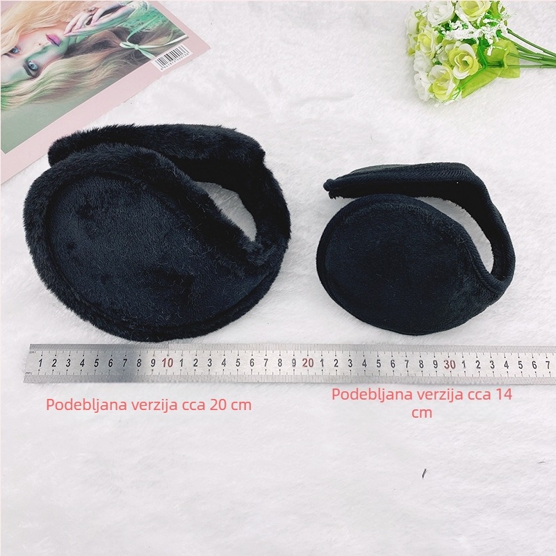 Sametne ušne zaštitne navlake za zimu za biciklizam, unisex, tople