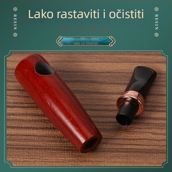 DHL nova kreativna 9mm dimovodna cijev Aoko od drva lagana prijenosna prijenosna mala cijev od punog drva
