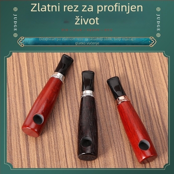 DHL nova kreativna 9mm dimovodna cijev Aoko od drva lagana prijenosna prijenosna mala cijev od punog drva