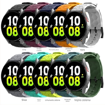 Za Huawei watch3/3Pro silikonski remen GT/GT2/GT3 silikonska traka s uzorkom nogometa 20/22 remen