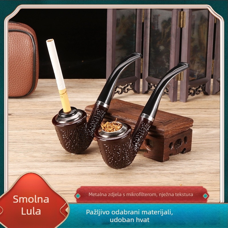 Vruća rasprodaja početničke praktične cigarete s dvostrukom upotrebom, klasična zakrivljena metalna posuda, uklonjiva i periva, direktno na zalihi veleprodaja