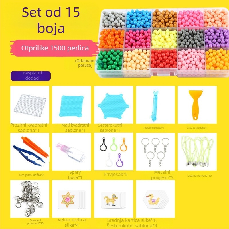 Čarobne perle iz vodene magle, čarobne ljepljive perle za vodu, igračke odijelo za dječake i djevojčice, kreativne ručno rađene DIY edukativne igračke