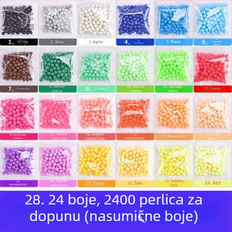 Čarobne perle iz vodene magle, čarobne ljepljive perle za vodu, igračke odijelo za dječake i djevojčice, kreativne ručno rađene DIY edukativne igračke