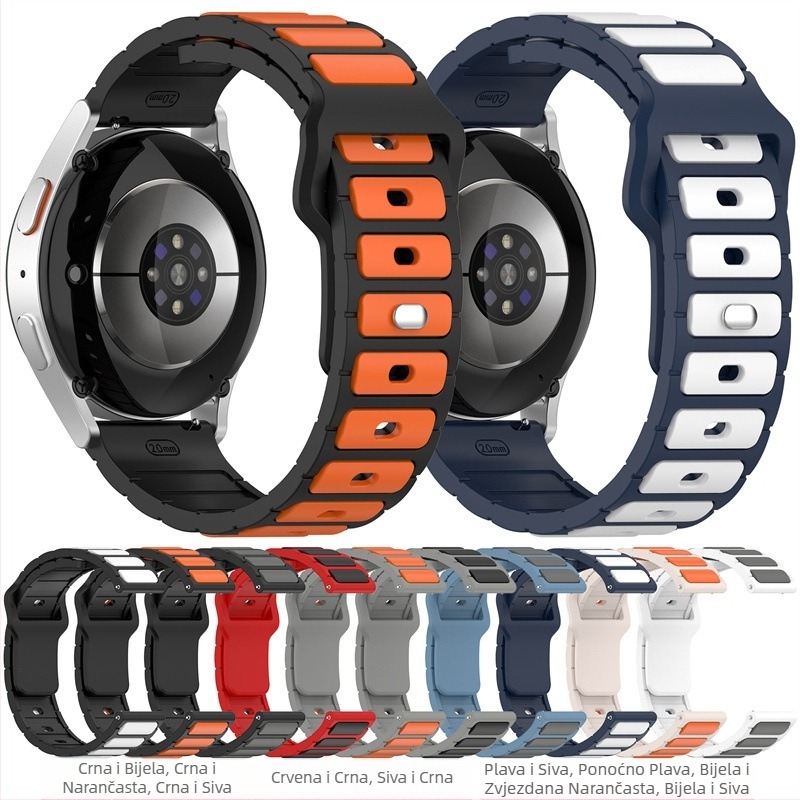 Za Samsung Huawei dvobojni remen Jiaming Xiaomi Gao Chi Hua Mi Glory Universal 20/22MM ravni I-glava