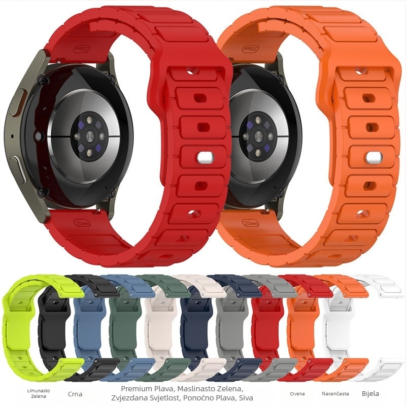Za Samsung Huawei dvobojni remen Jiaming Xiaomi Gao Chi Hua Mi Glory Universal 20/22MM ravni I-glava