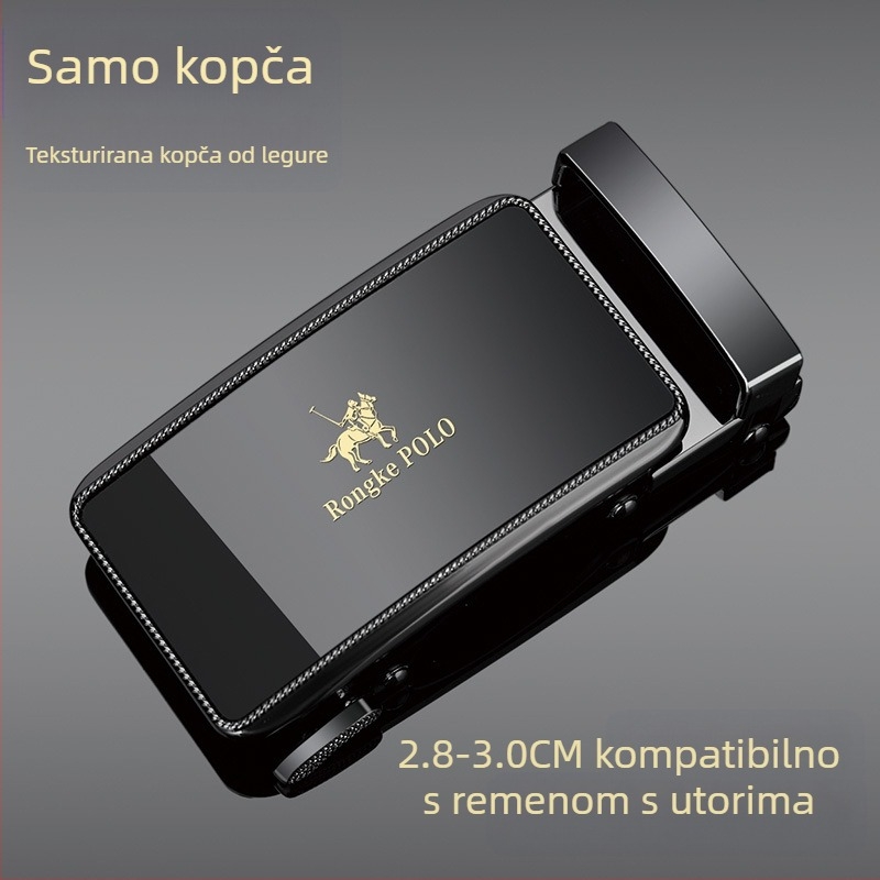 Muška automatska kopča od legure za remen, proizvođači kopči za remen, veleprodaja, visokokvalitetna kopča za poslovni remen, nova 3,0 cm