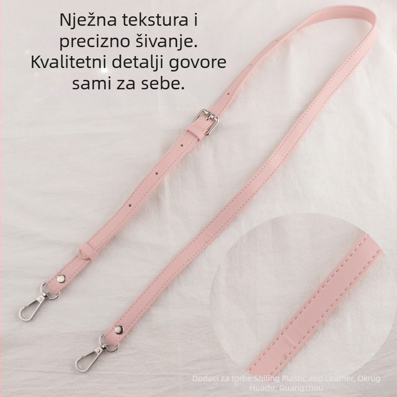 Na zalihi Obična torba preko tijela s zamjenskim remenom za rame, jednobojna, od umjetne kože, podesiva, bez bušenja, dodaci za naknadnu ugradnju remena za rame