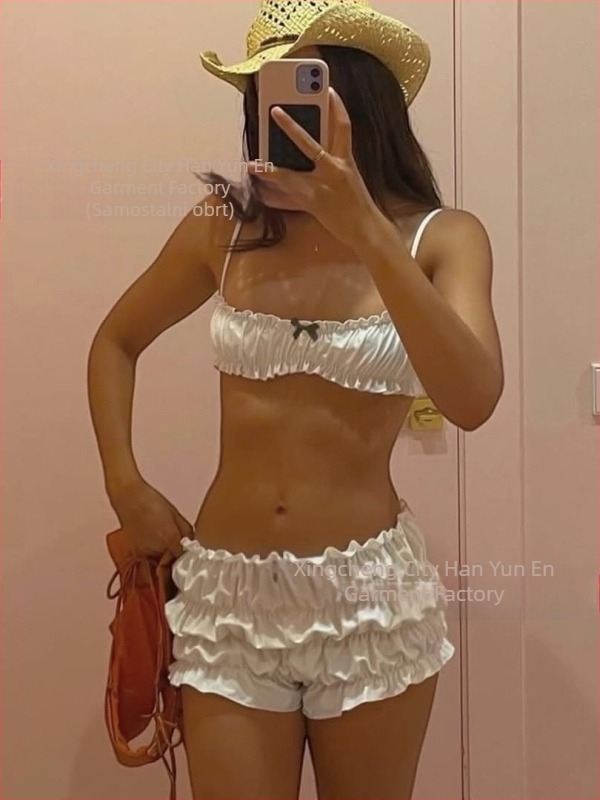 Novo jednobojno odijelo Spice Girls za žene, čisto seksi top bez rukava, visoki struk, plisirane bokserice za žene