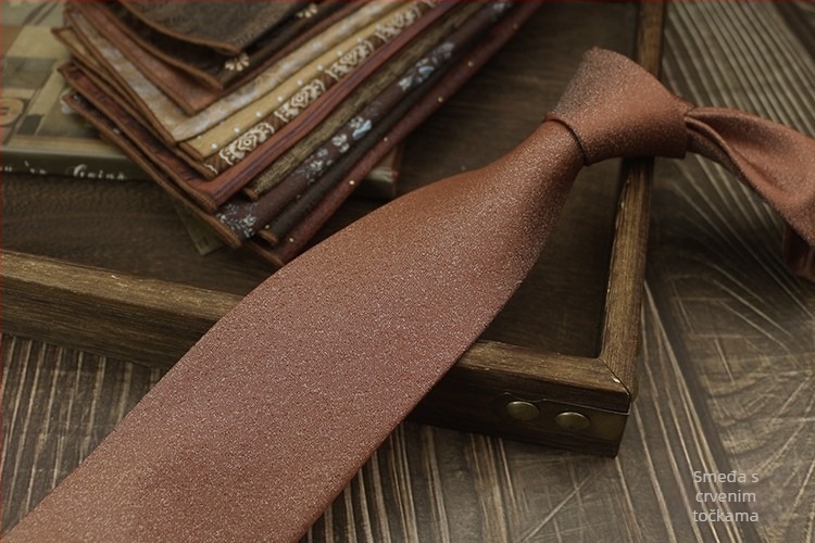 Boja 8 cm kravata za muško poslovno retro odijelo, dodaci za voditelja vjenčanja, emitiranje, svakodnevno nošenje, haljina, radni ovratnik