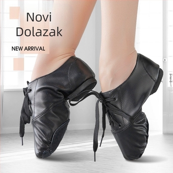 PU niske muške cipele za jazz ples, ženske cipele za odrasle s mekim potplatom za vježbanje joge i baleta, dječje plesne cipele, vanjska trgovina na veliko