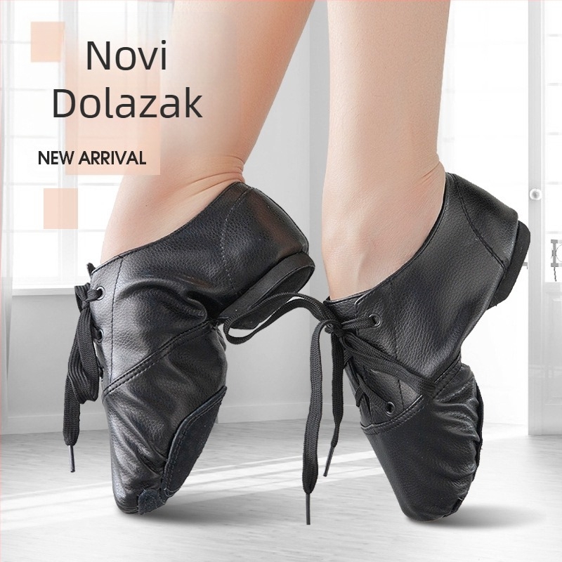 PU niske muške cipele za jazz ples, ženske cipele za odrasle s mekim potplatom za vježbanje joge i baleta, dječje plesne cipele, vanjska trgovina na veliko