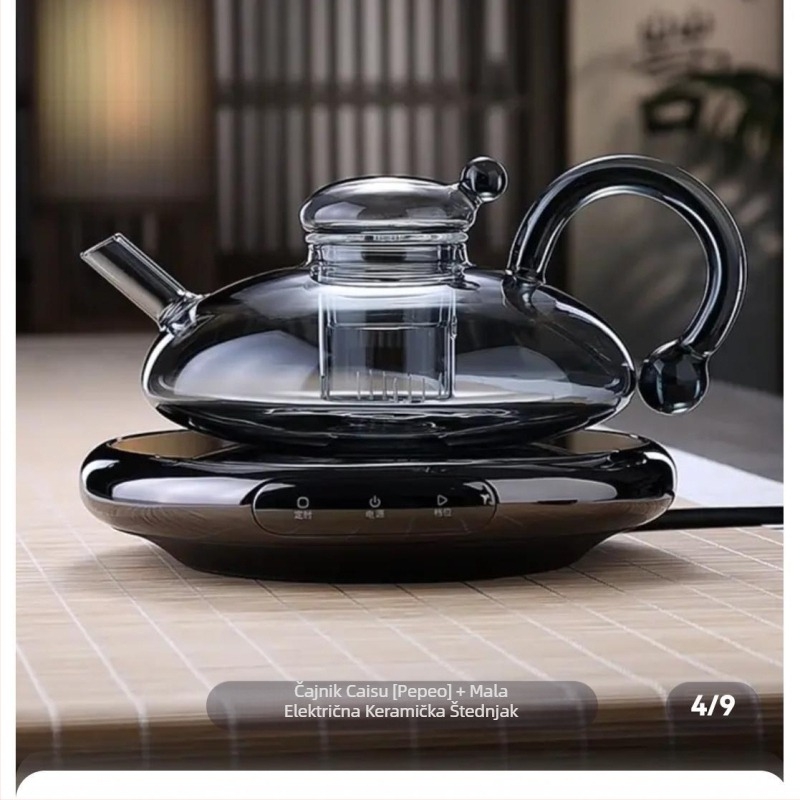 Xiaozuo ultra tanki električni keramički štednjak Z8 mali mini čajnik za kućanstvo inteligentni toplinski izolirani čajnik električni keramički štednjak