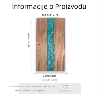 Amazon Real Head smola daska za rezanje daska za rezanje kućanstvo akacijevo drvo odrezak kuhinja daska za rezanje sira kruha