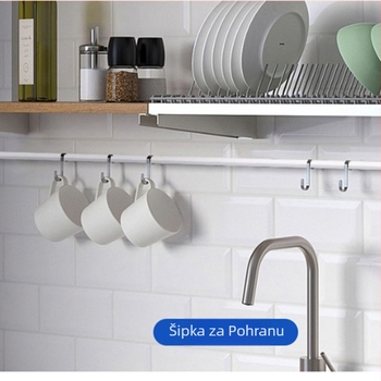 Zavjesa za ormar, šipka za zavjese, zavjesa za vrata WC-a, skupljajuća zavjesa za odjeću, vješalica za ručnike i odjeću